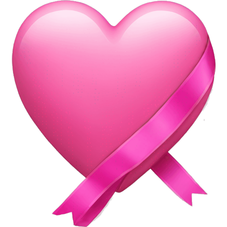 pink heart with ribbon emoji