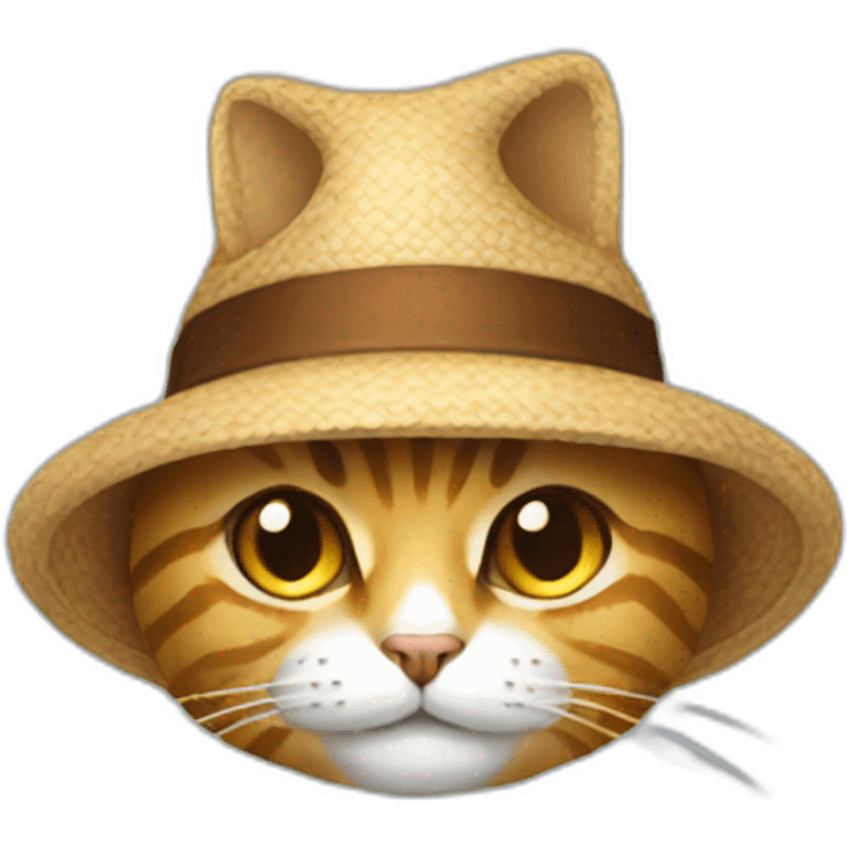 Hat i a cat emoji