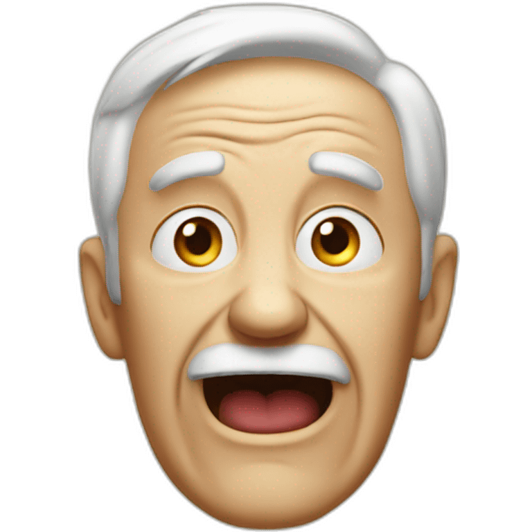 old man yells at customers emoji