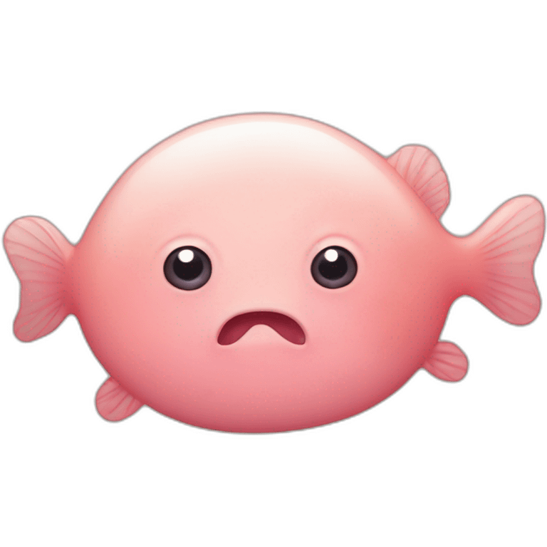 Blobfish mignon emoji