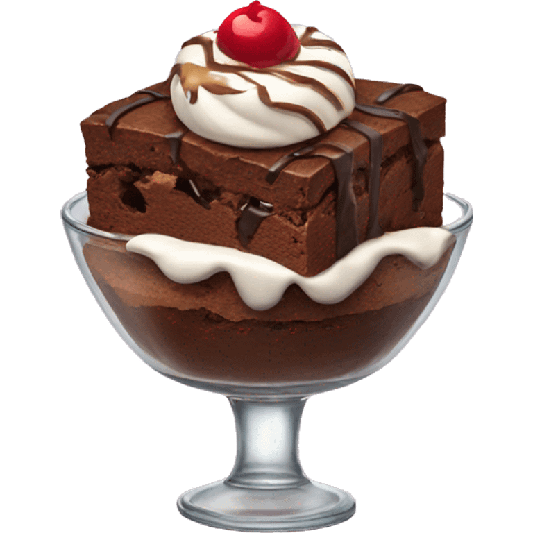 brownie sundae  emoji