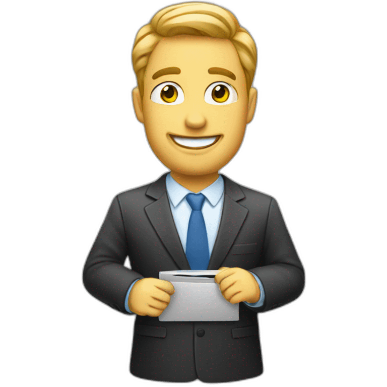 Radio sales manager emoji