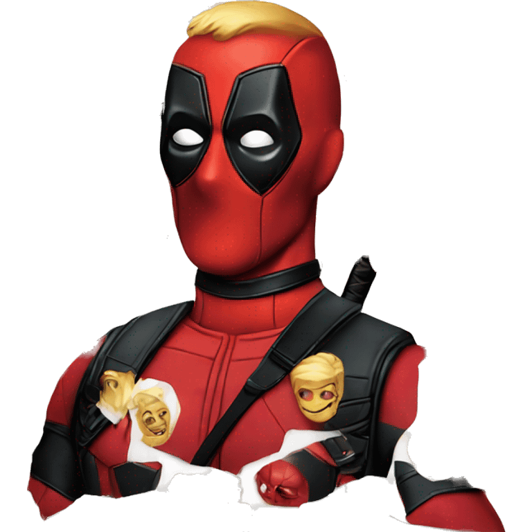 Deadpool and Homelander emoji