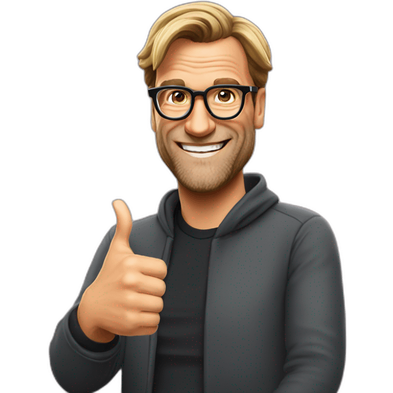 jurgen klopp thumb up emoji