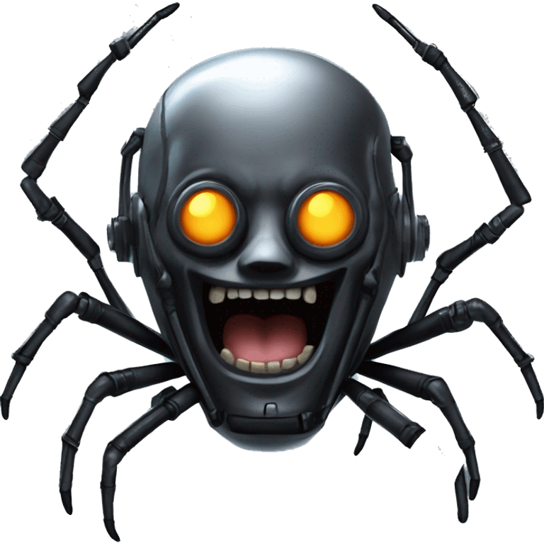 Dark-Techno-Cyberpunk-Industrial-Bass Joyful Spider Emote emoji