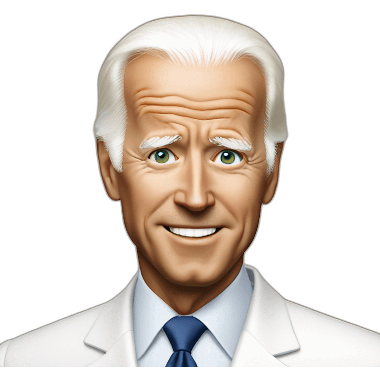 joe biden with laser eyes emoji