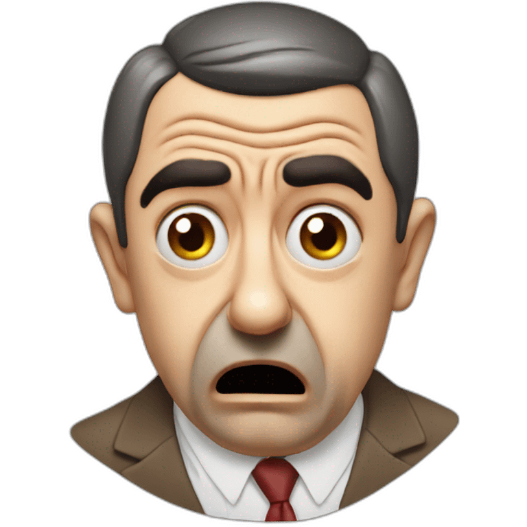 mr bean crying emoji