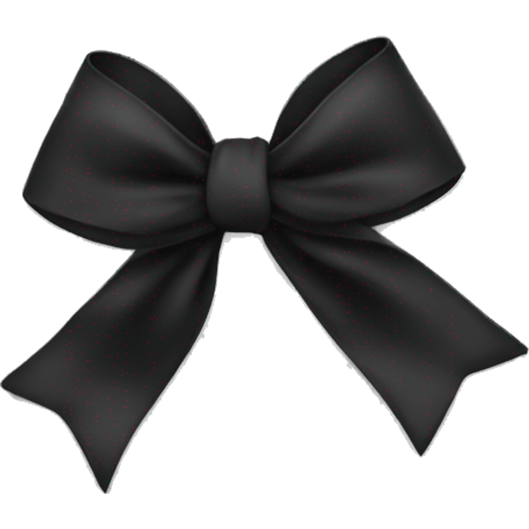 black bow  emoji