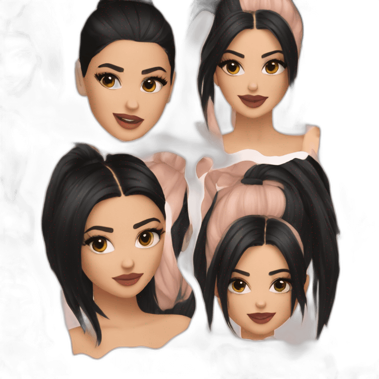 Kendall et Kylie Jenner emoji