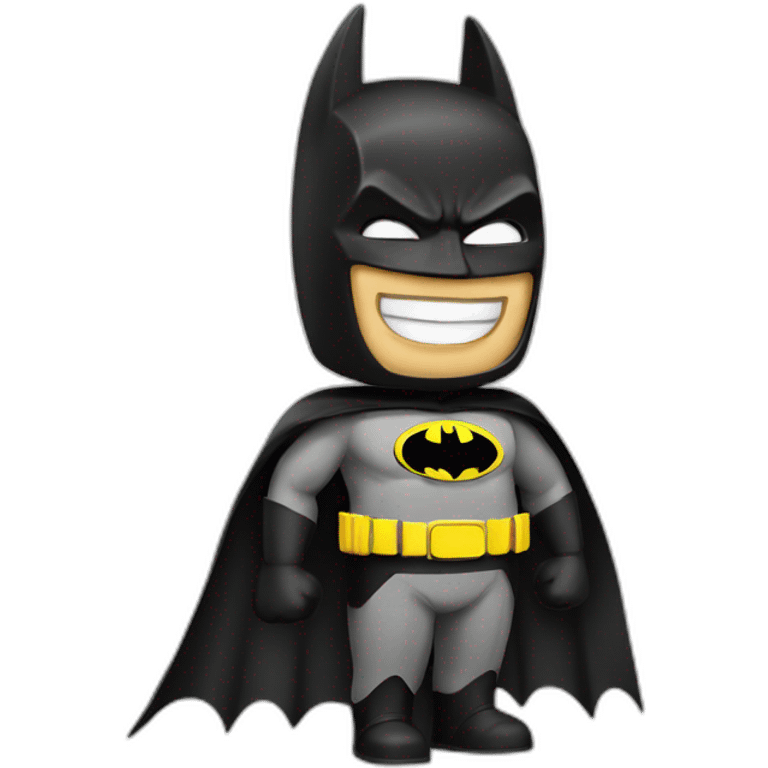 batman giving thumbs up not smile emoji