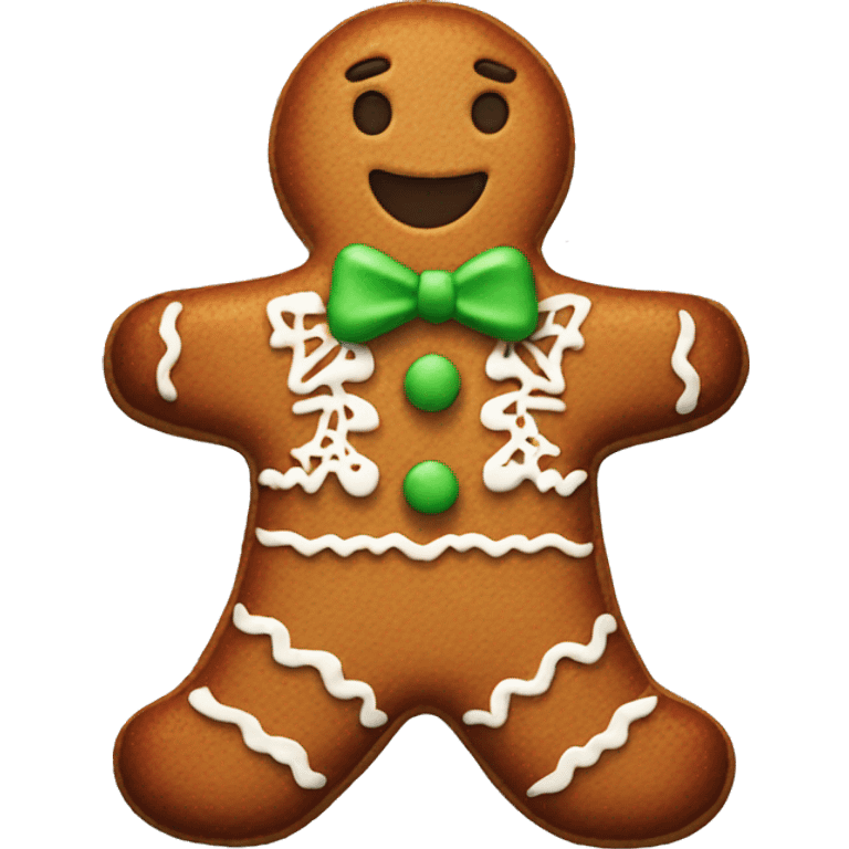 red gingerbread cookie emoji