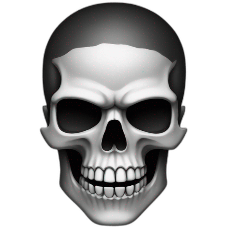 cool badass skull emoji