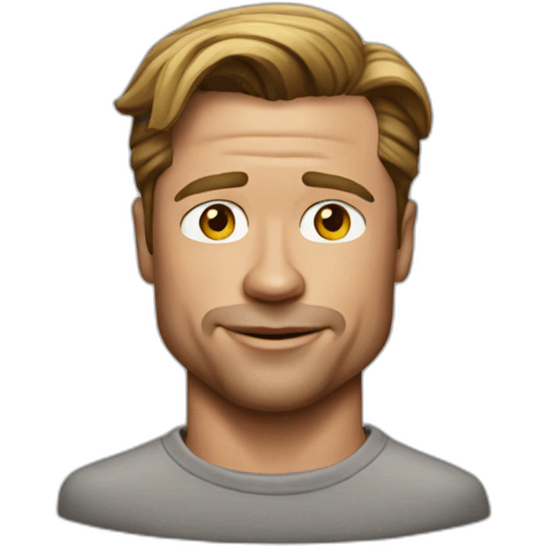 brad pitt realistic emoji