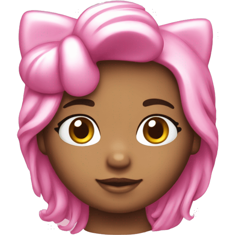 Hello kitty pink emoji