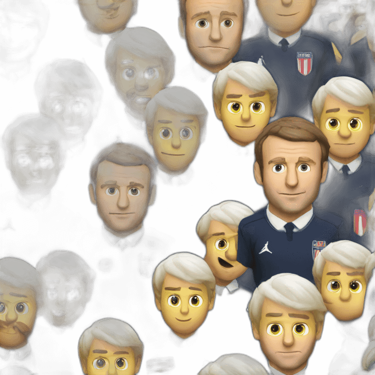 Emmanuel Macron rugbymen emoji