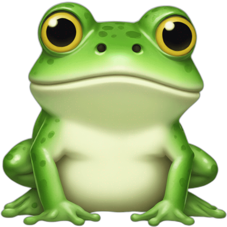 studio ghibli style frog emoji