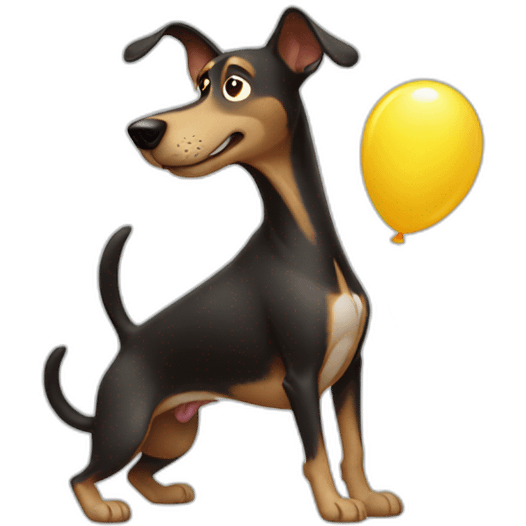 Dog Stuck Balloon emoji