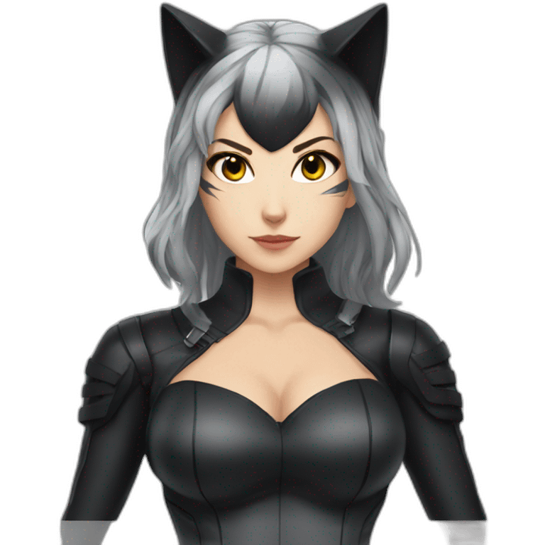 Cat woman anime emoji