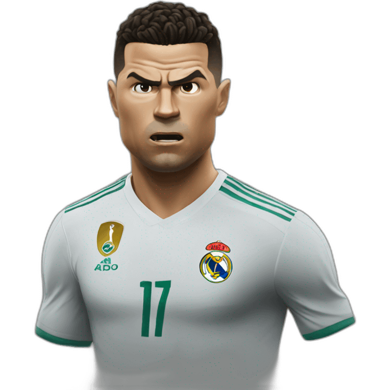 Ronaldo angry emoji