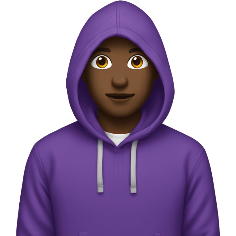 Purple hoodie emoji