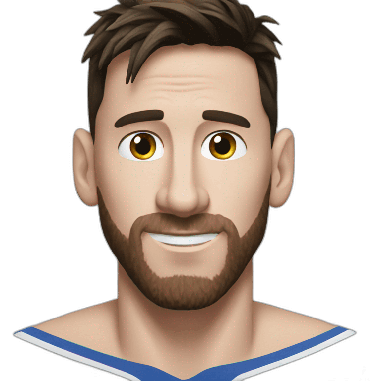 Messi choque emoji