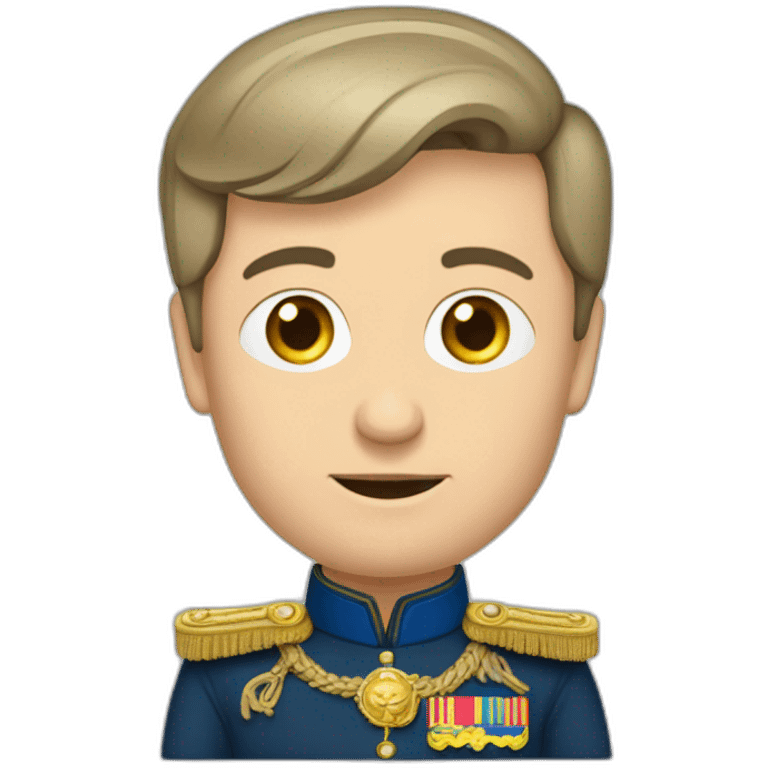 Le président ukrainien qui sert la main au président de la Russie emoji