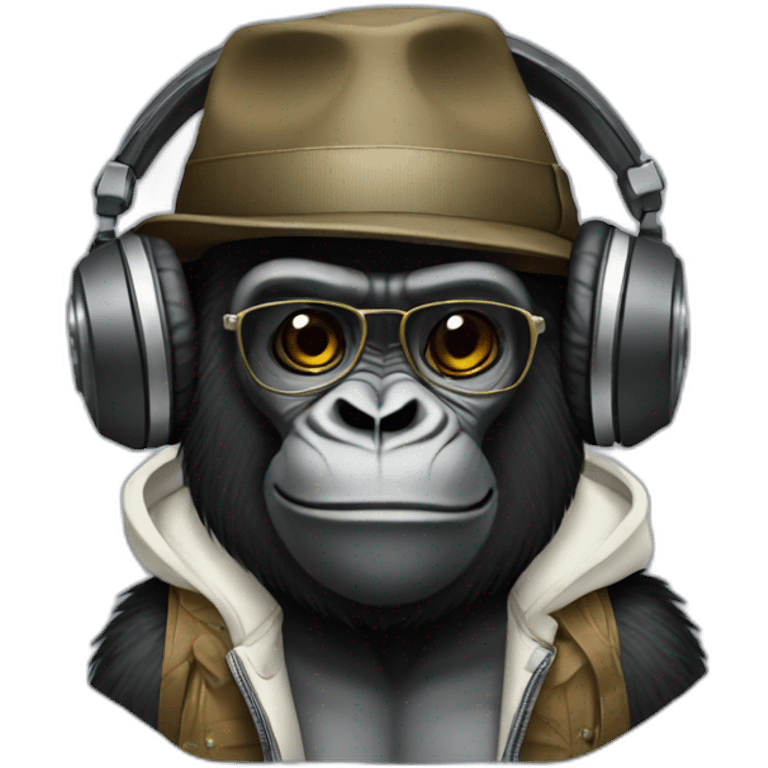 Dj gorilla  emoji