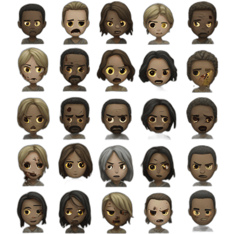 The walking dead emoji