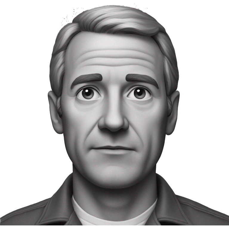 engenier 1970 photorealistic serious emoji