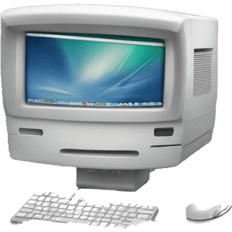 2005 iMac desktop computer emoji