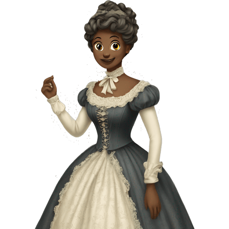 woman dress victorian emoji