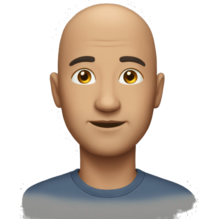 bald man emoji