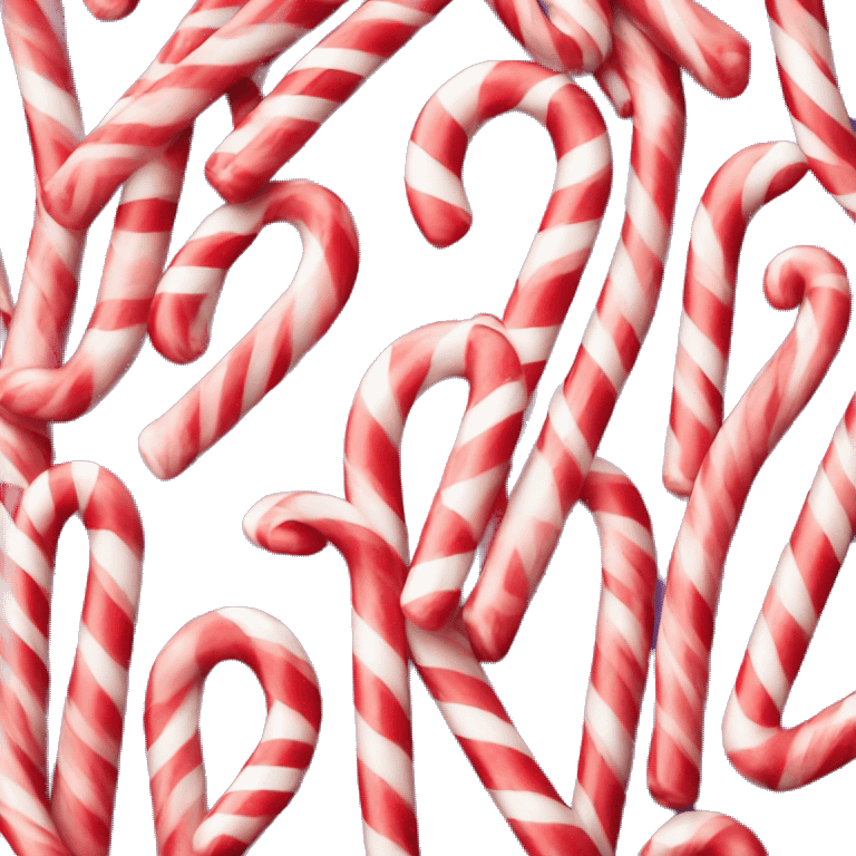 Candy cane heart emoji