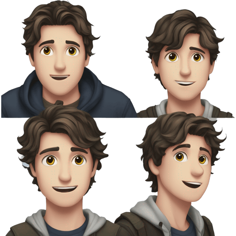 Charlie spring from heartstopper dark hair Alice oseman wiki young guy heartstopper Charlie   emoji