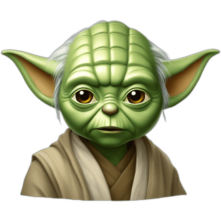 Yoda buven une bièrre emoji