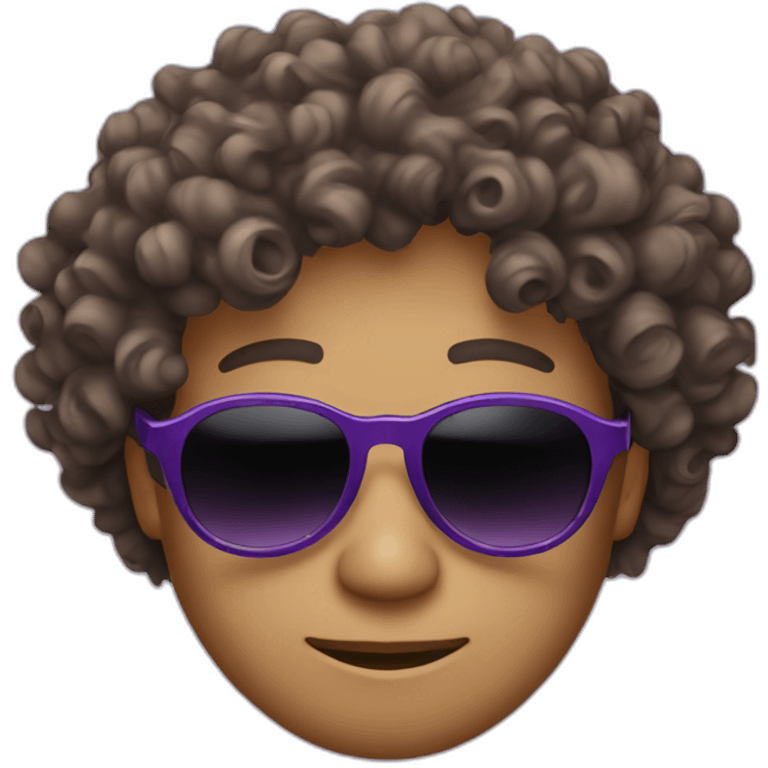 curly-hair-purple-cool-guy-round-star-sunglasses emoji