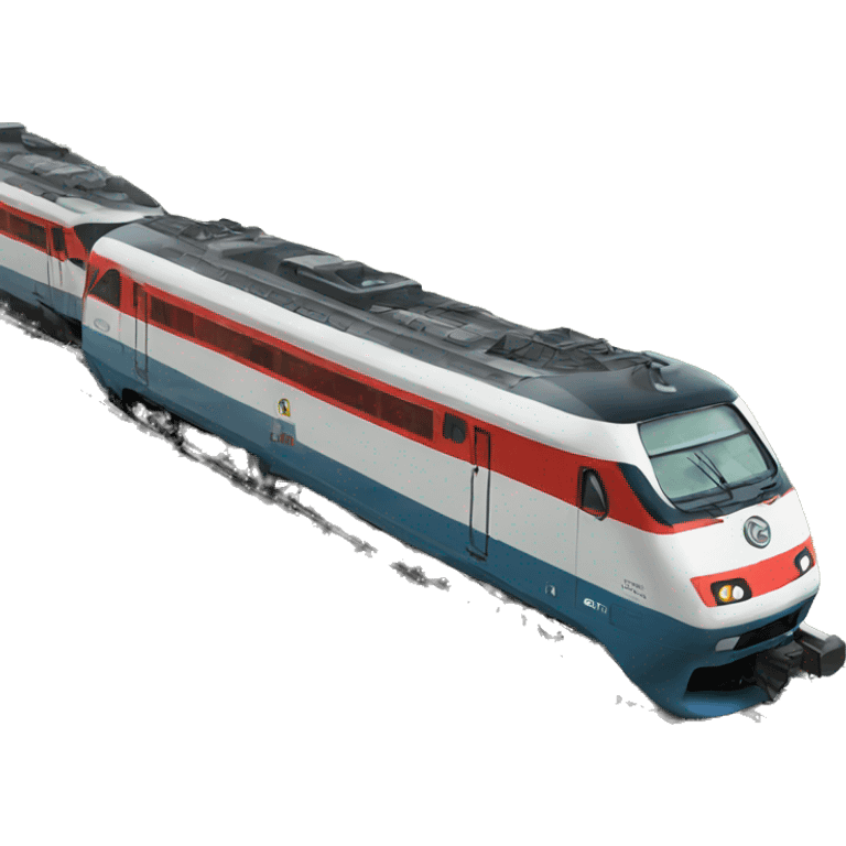 German train on rail emoji