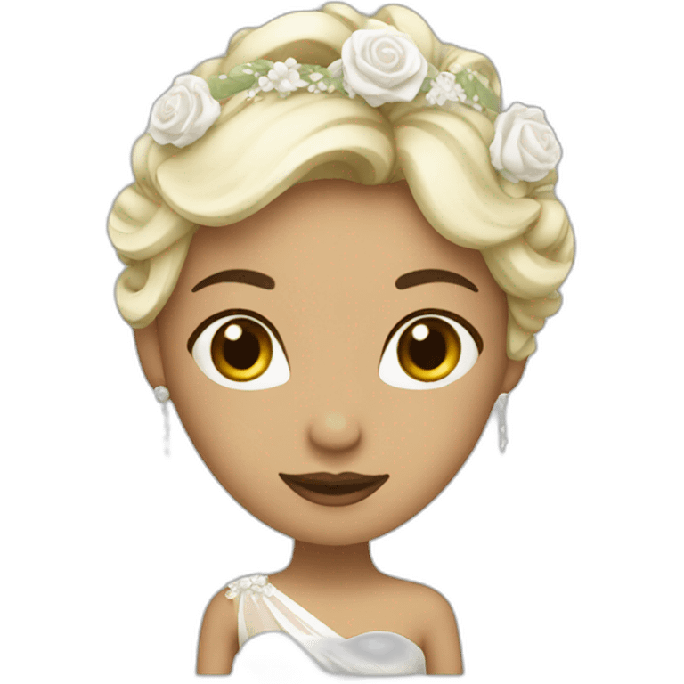 bride with a map emoji