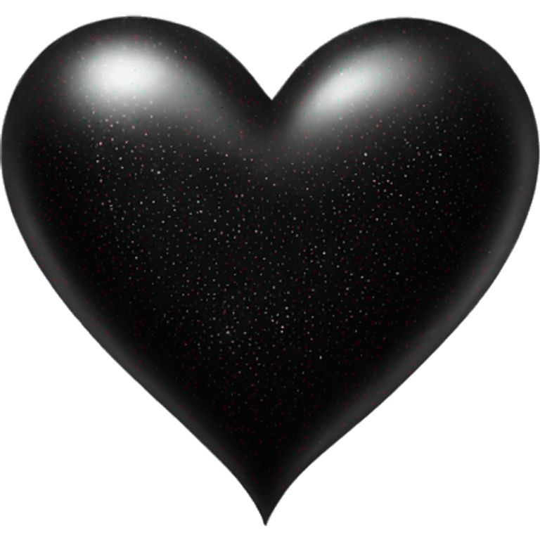 black heart with sparkles emoji