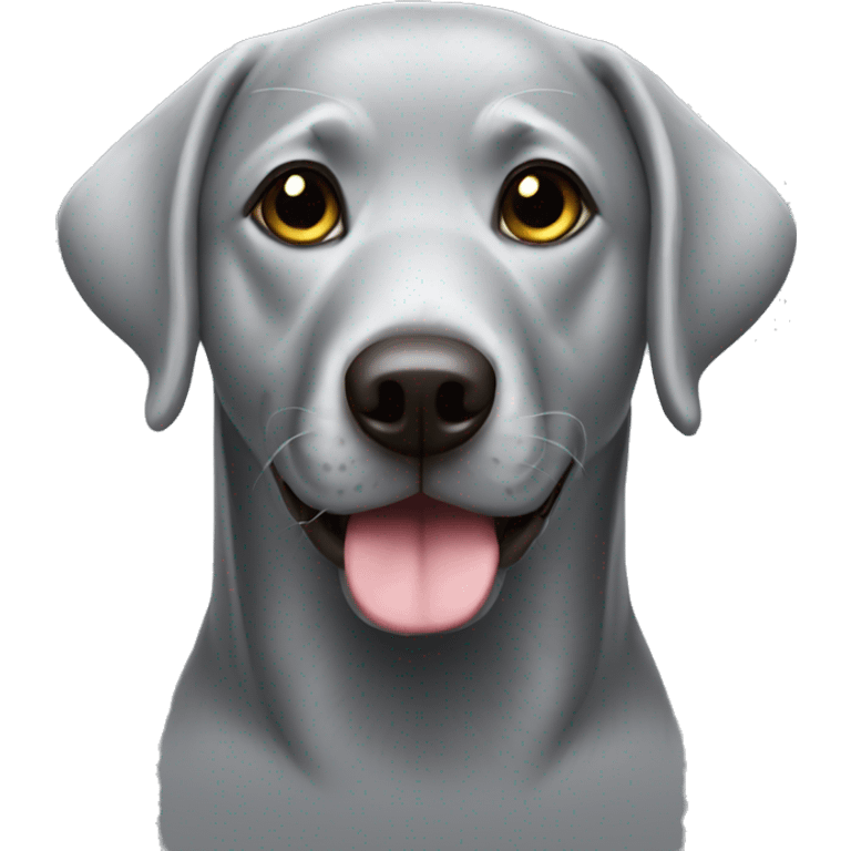 Silver lab  emoji