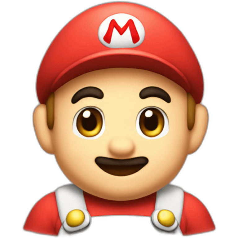 cute baby mario emoji