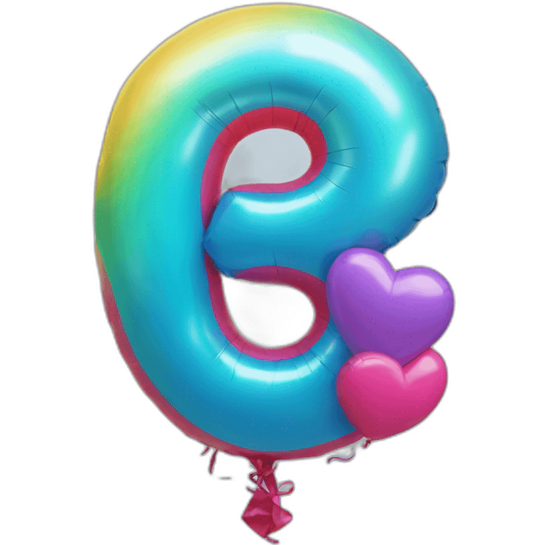 balloon letter five emoji