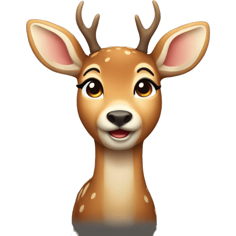 Cute deer emoji