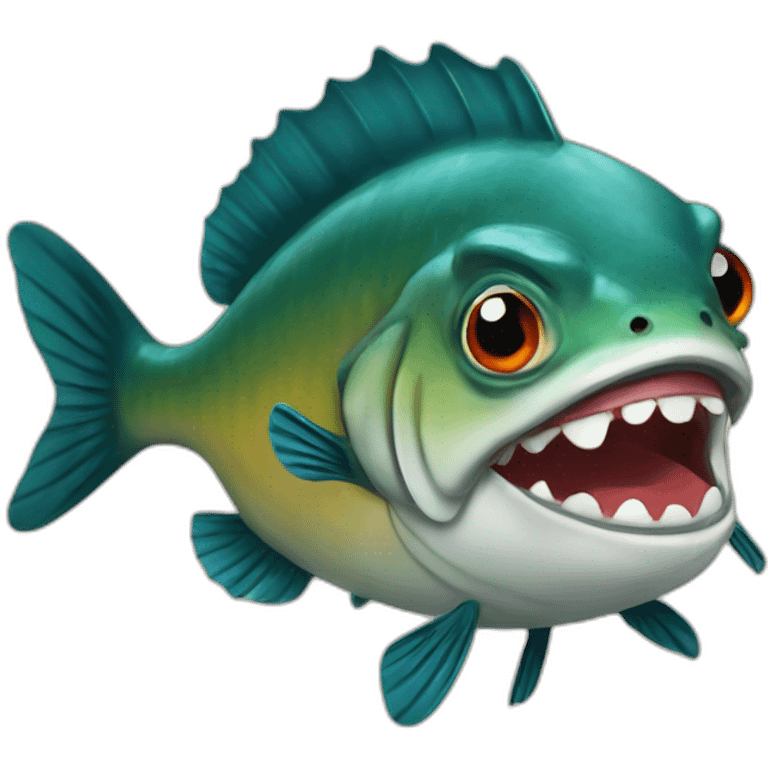 Piranha emoji