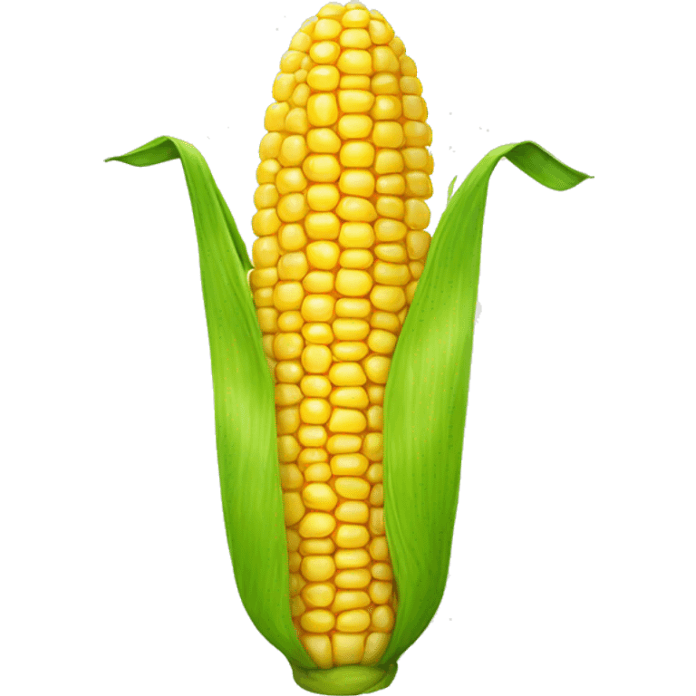 corn with a face emoji