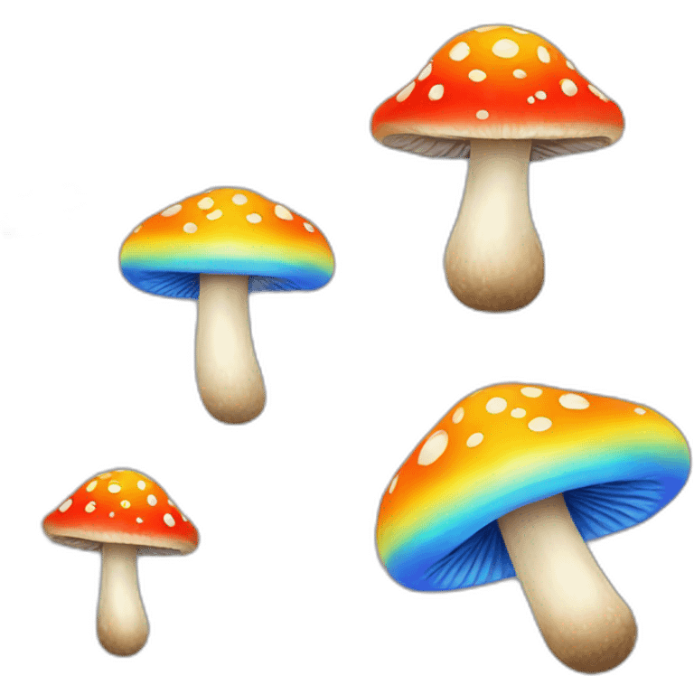 Rainbow Mushroom emoji