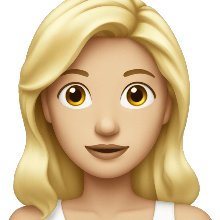 Pretty blonde lady emoji