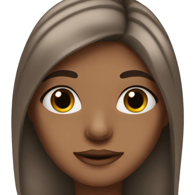 girl with eyelashes brown hair and nose piercing  emoji