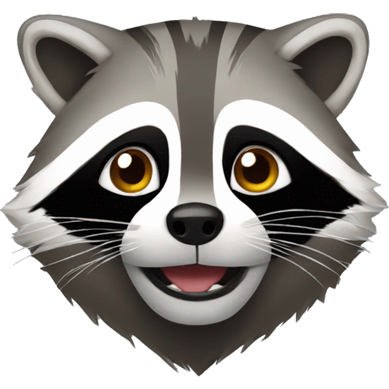 Raccoon emoji