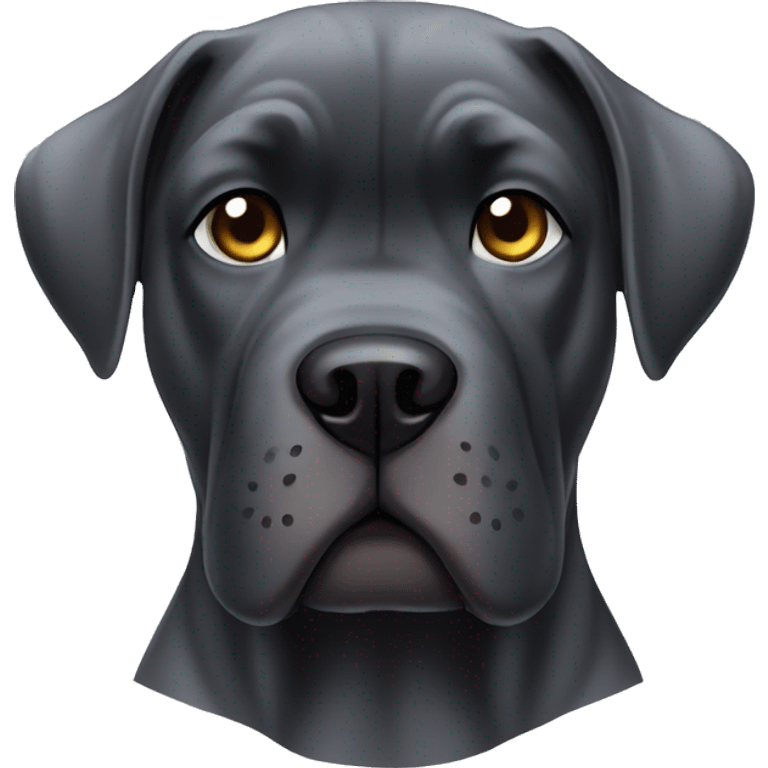 Cane corso with white paw emoji